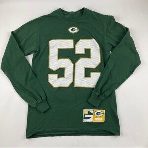 Green Bay Packers Tshirt Mens Green 52 Matthews Long Sleeve